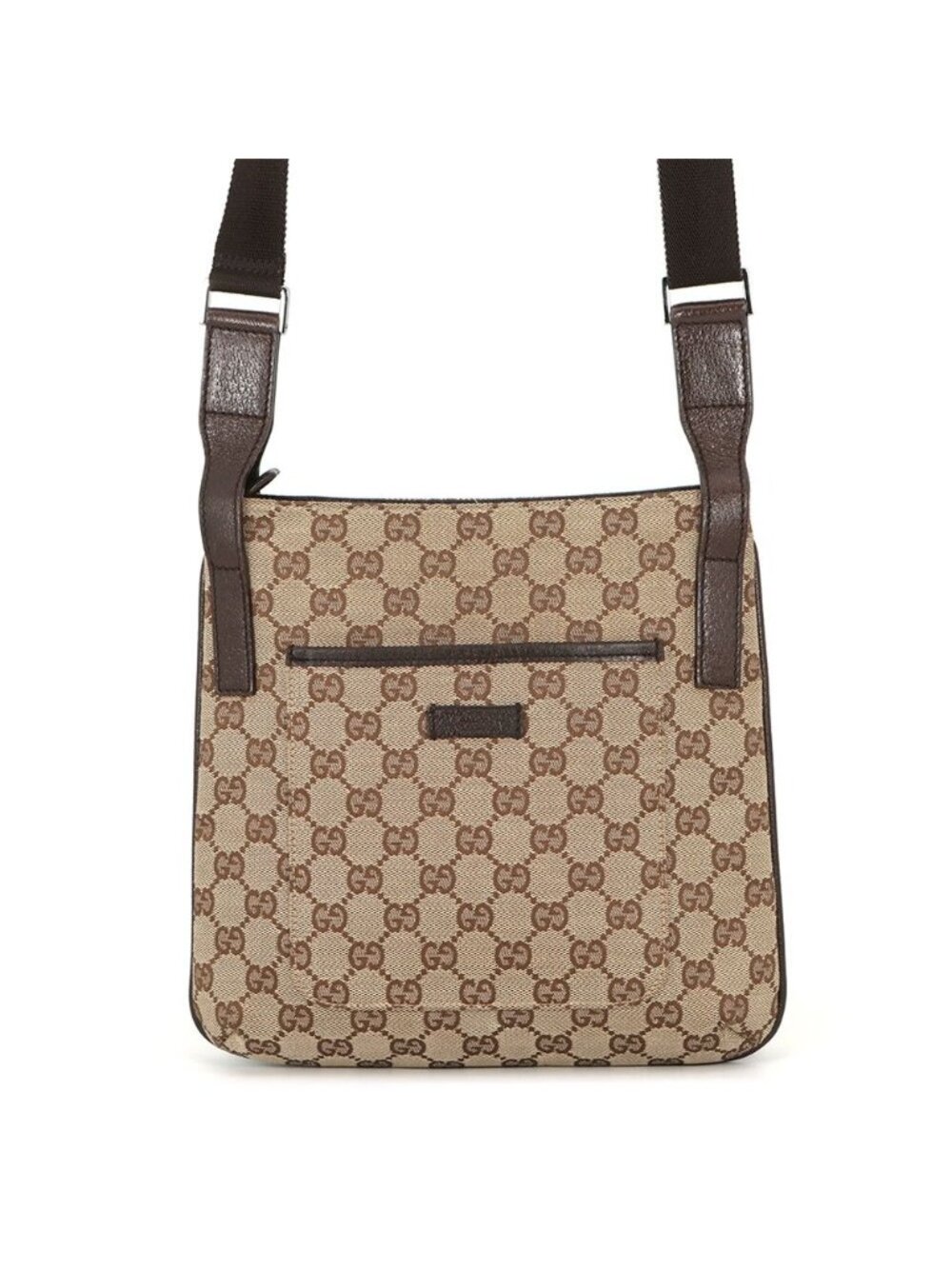 Gucci Shoulder Bag GG Canvas Leather